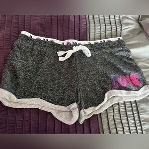 No Boundaries Heather Gray Shorts with Pink Tag - Womens XXL